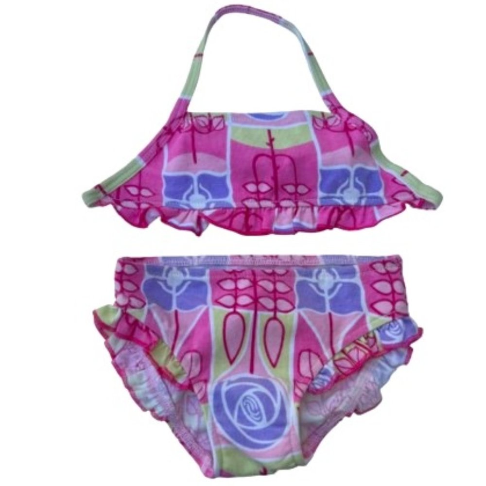 Baby Lulu Two Piece Swim Bathing Suit Erin Murphy Toddler 12M